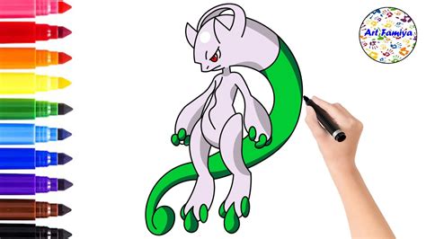 how to draw gigantamax mewtwo.